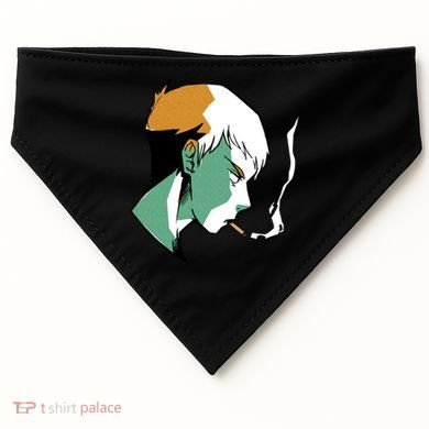 Smoking Anime Boy USA-Made Doggie Bandana