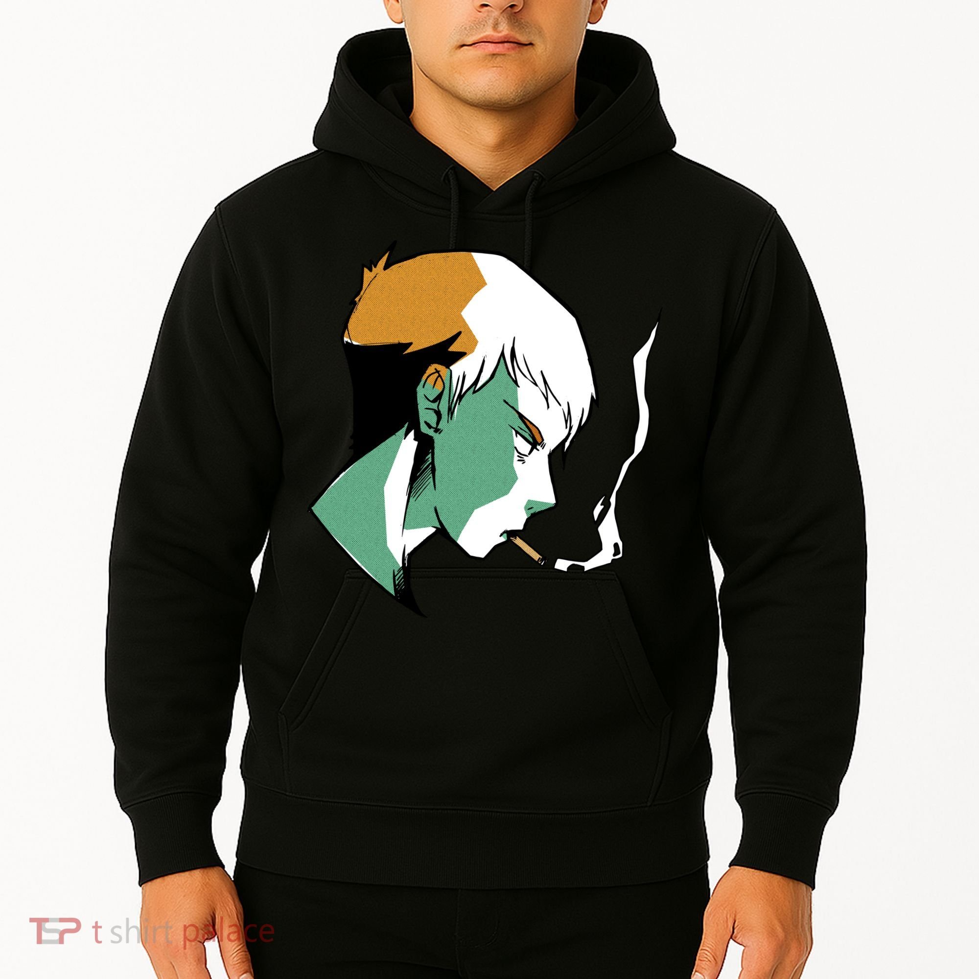 Smoking Anime Boy Hoodie