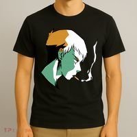 Smoking Anime Boy T-Shirt thumb 3
