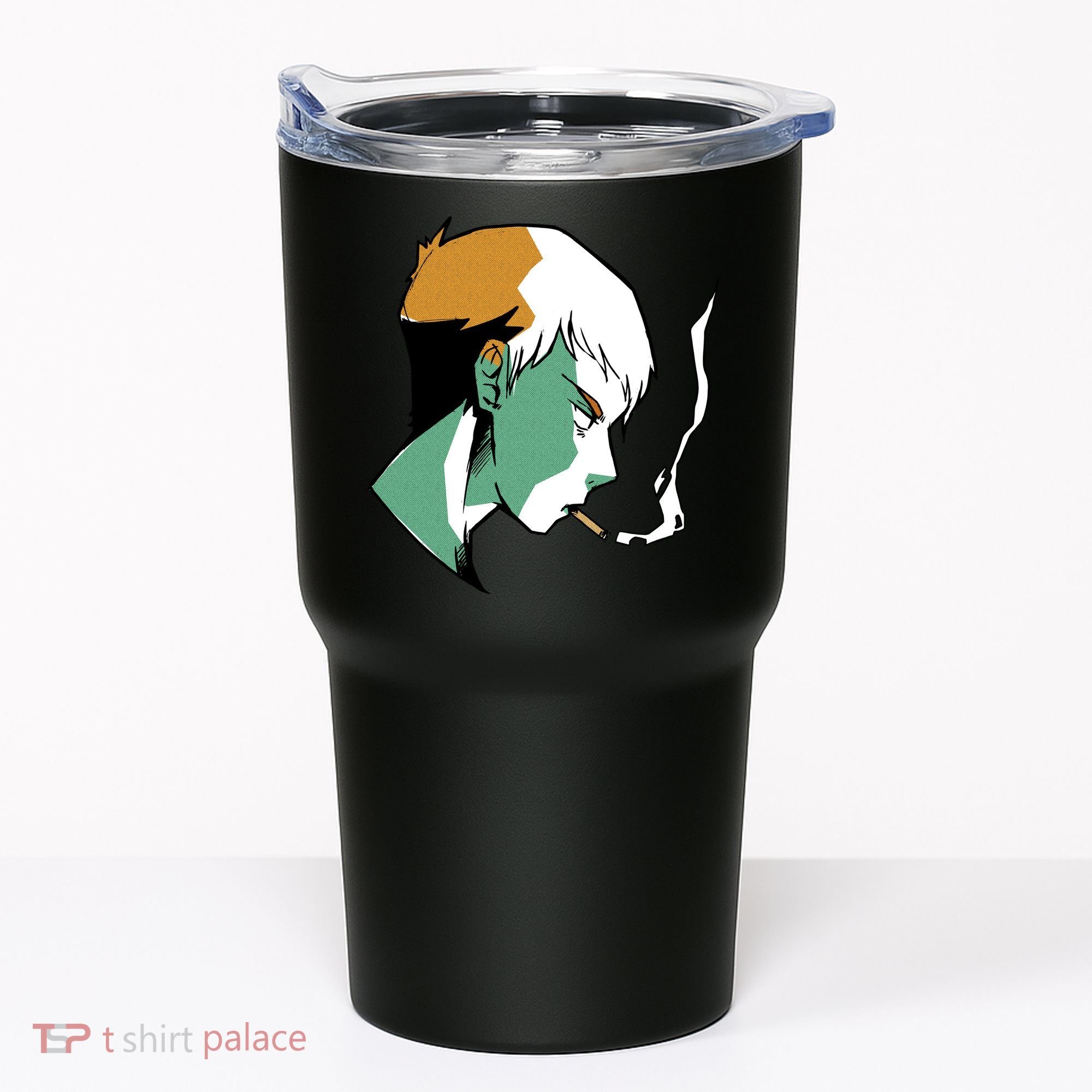Smoking Anime Boy Tumbler