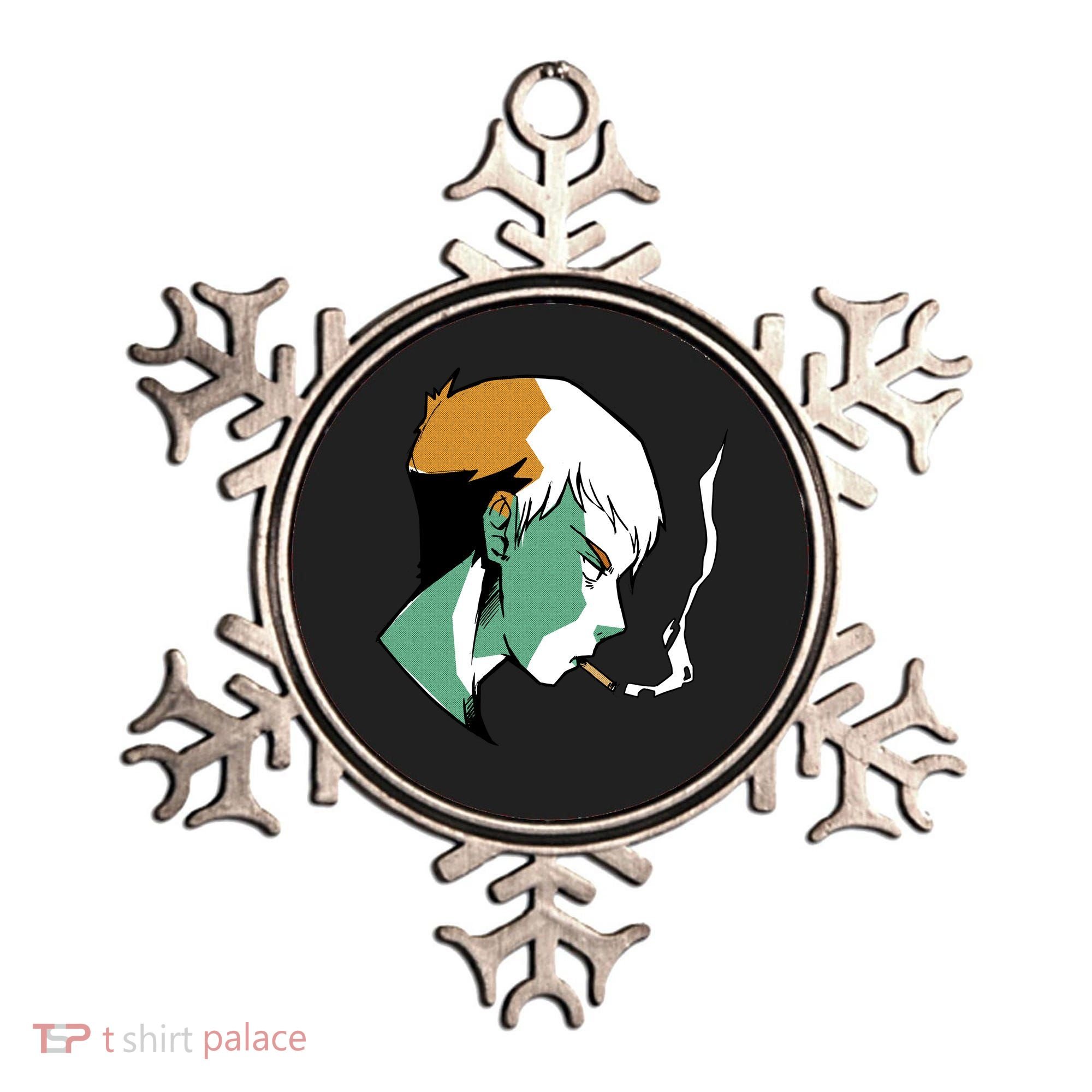 Smoking Anime Boy Ornament