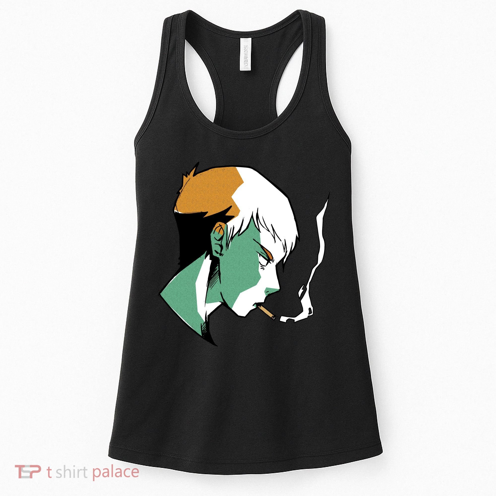 Smoking Anime Boy Women's Tank Top