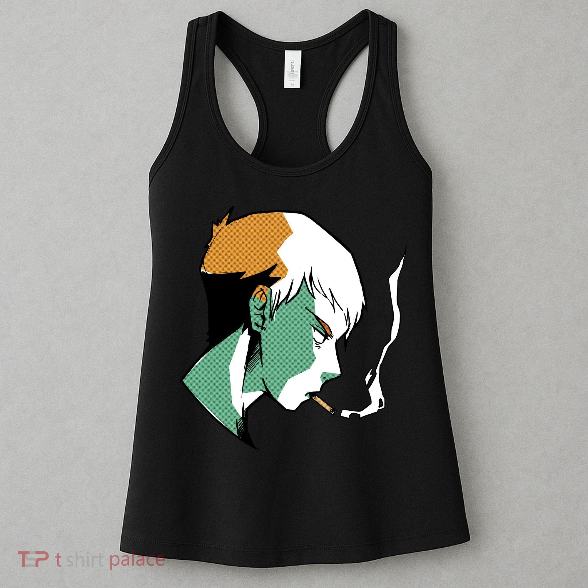 Smoking Anime Boy Women's Tank Top