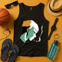 Smoking Anime Boy Tank Top thumb 4