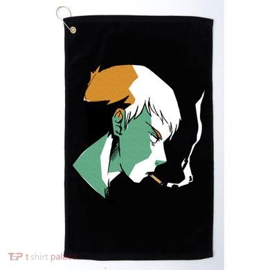 Smoking Anime Boy Golf Towel
