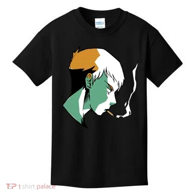 Smoking Anime Boy Kids T-Shirt