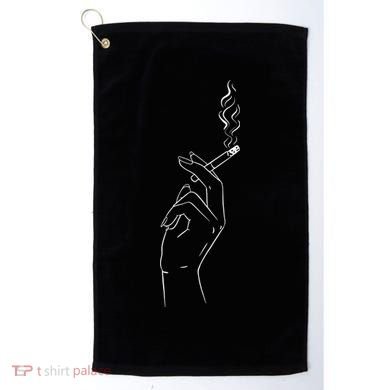 Smoking Hand Golf Towel