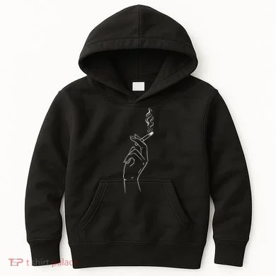 Smoking Hand Kids Hoodie