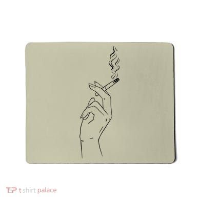 Smoking Hand Mousepad