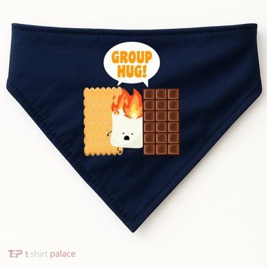 S'mores Group Hug USA-Made Doggie Bandana
