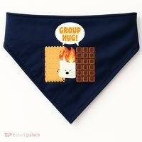 S'mores Group Hug USA-Made Doggie Bandana thumb 0