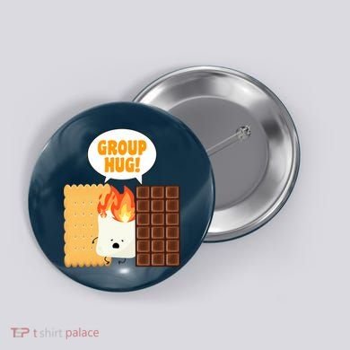 S'mores Group Hug Button