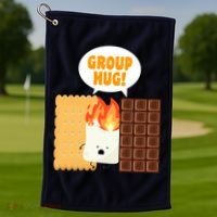 S'mores Group Hug Golf Towel thumb 1