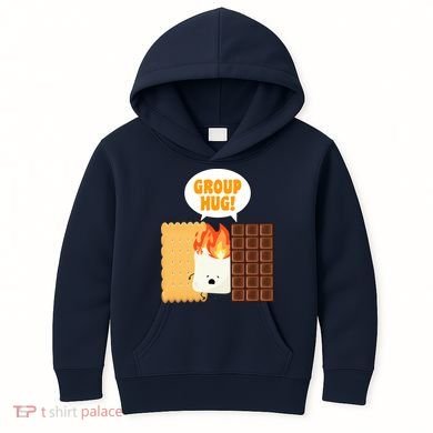 S'mores Group Hug Kids Hoodie