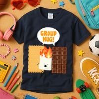 S'mores Group Hug Kids T-Shirt thumb 3