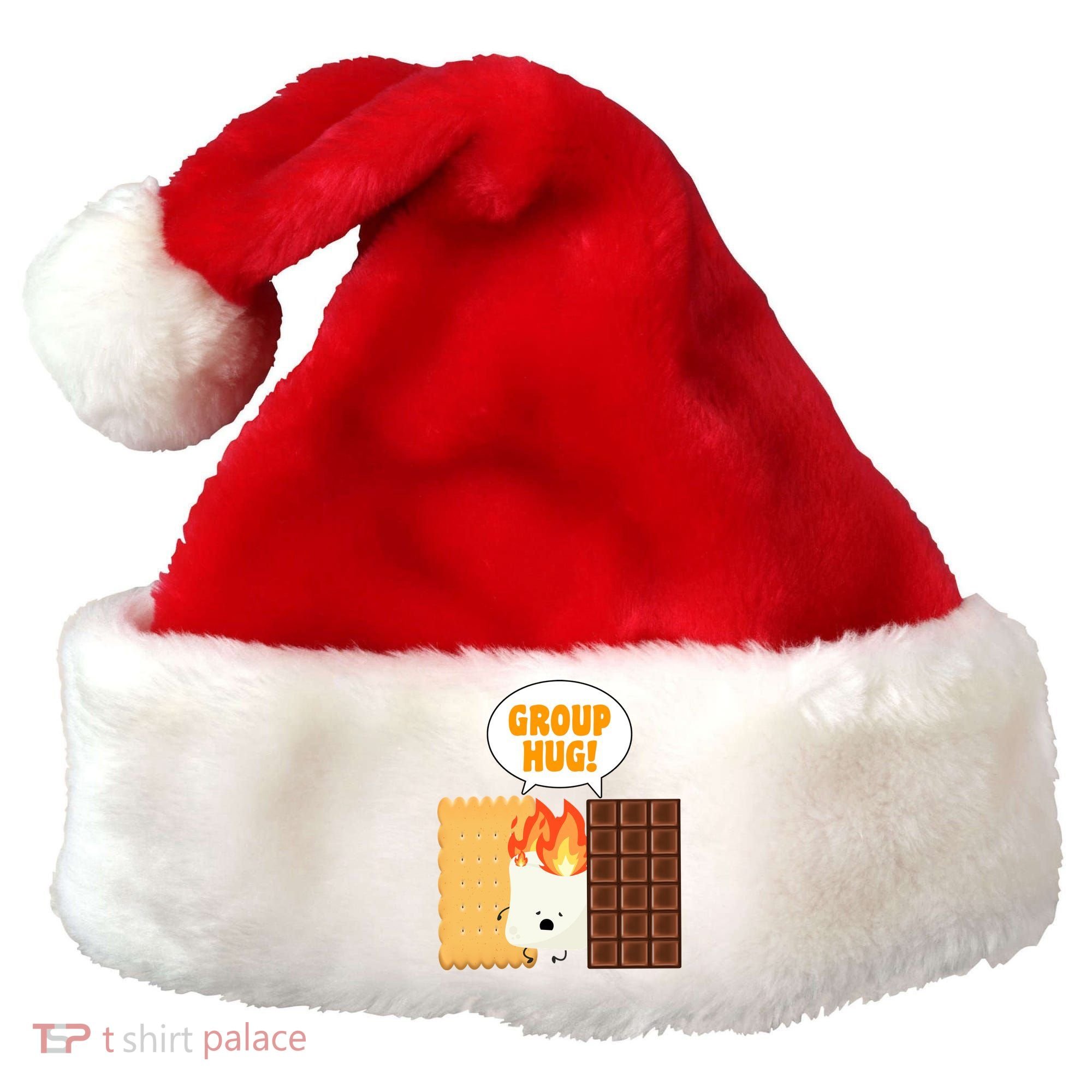 S'mores Group Hug Santa Hat