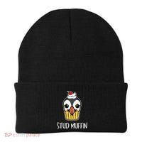 Stud Muffin Puffin Pun Best Pastries Birds Cute Gift Beanie thumb 0