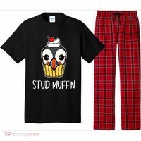 Stud Muffin Puffin Pun Best Pastries Birds Cute Gift Pajama Set thumb 0
