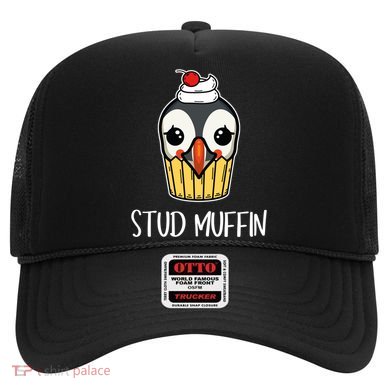 Stud Muffin Puffin Pun Best Pastries Birds Cute Gift Hat