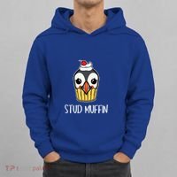 Stud Muffin Puffin Pun Best Pastries Birds Cute Gift Hoodie thumb 0