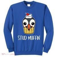 Stud Muffin Puffin Pun Best Pastries Birds Cute Gift Sweatshirt thumb 0