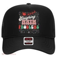 Sleighing Math Problems  Funny Christmas Math Teacher Santa  Hat thumb 0