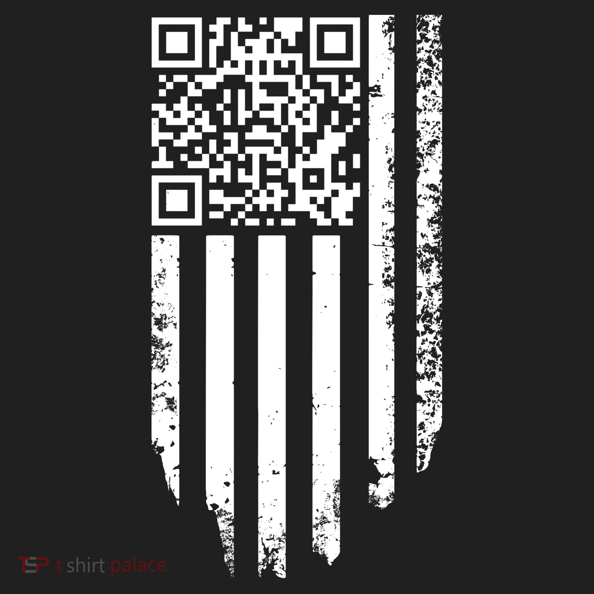 Scan Me President Trump Dancing Code American Flag Women's Sweatshirt