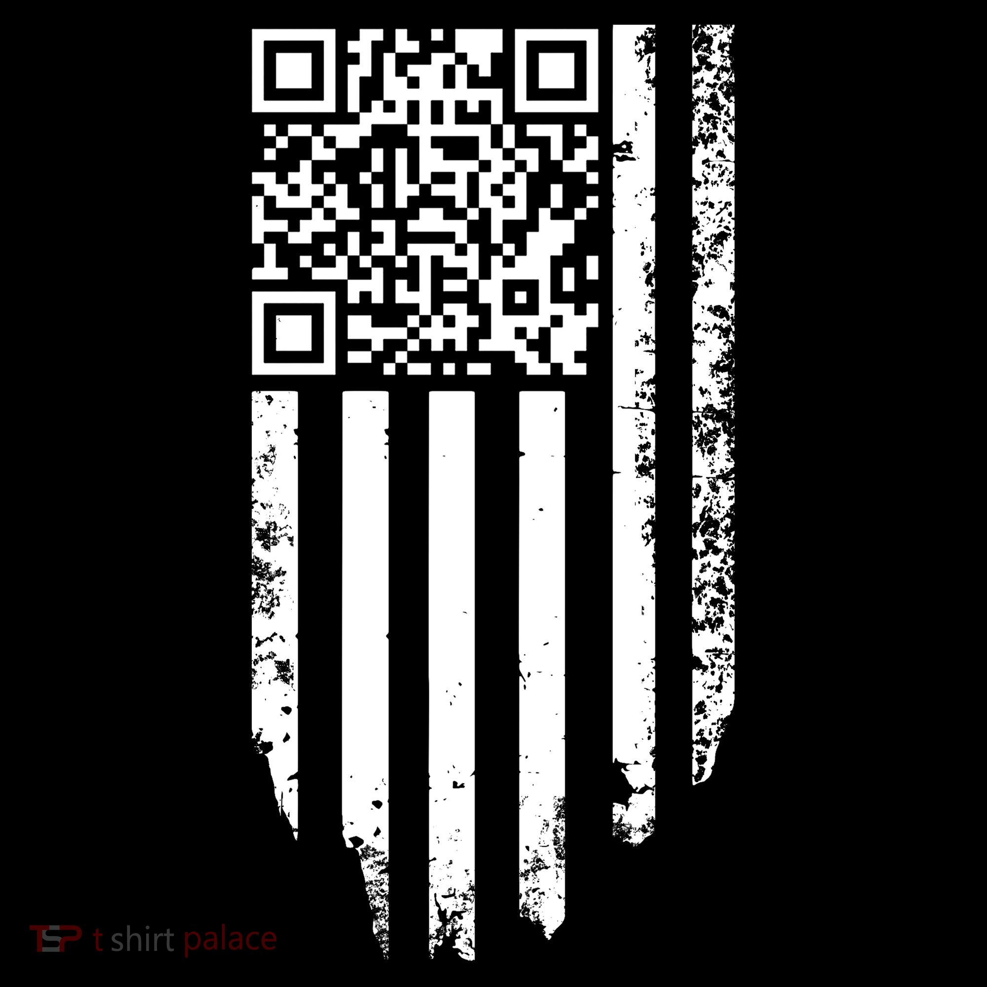 Scan Me President Trump Dancing Code American Flag Coaster