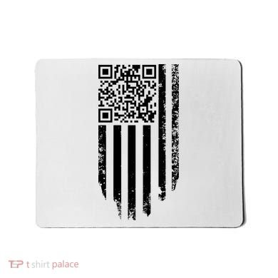 Scan Me President Trump Dancing Code American Flag Mousepad