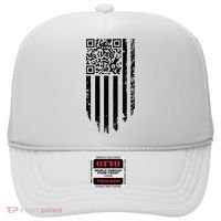 Scan Me President Trump Dancing Code American Flag Hat thumb 0