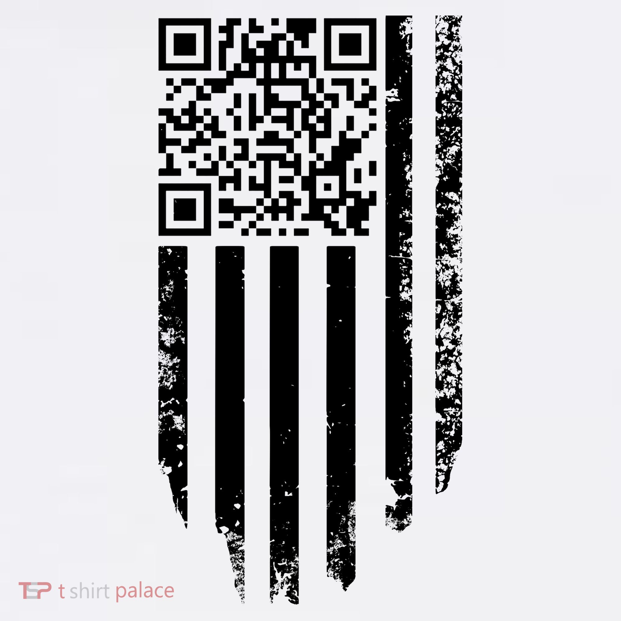 Scan Me President Trump Dancing Code American Flag Women's Long Sleeve Shirt