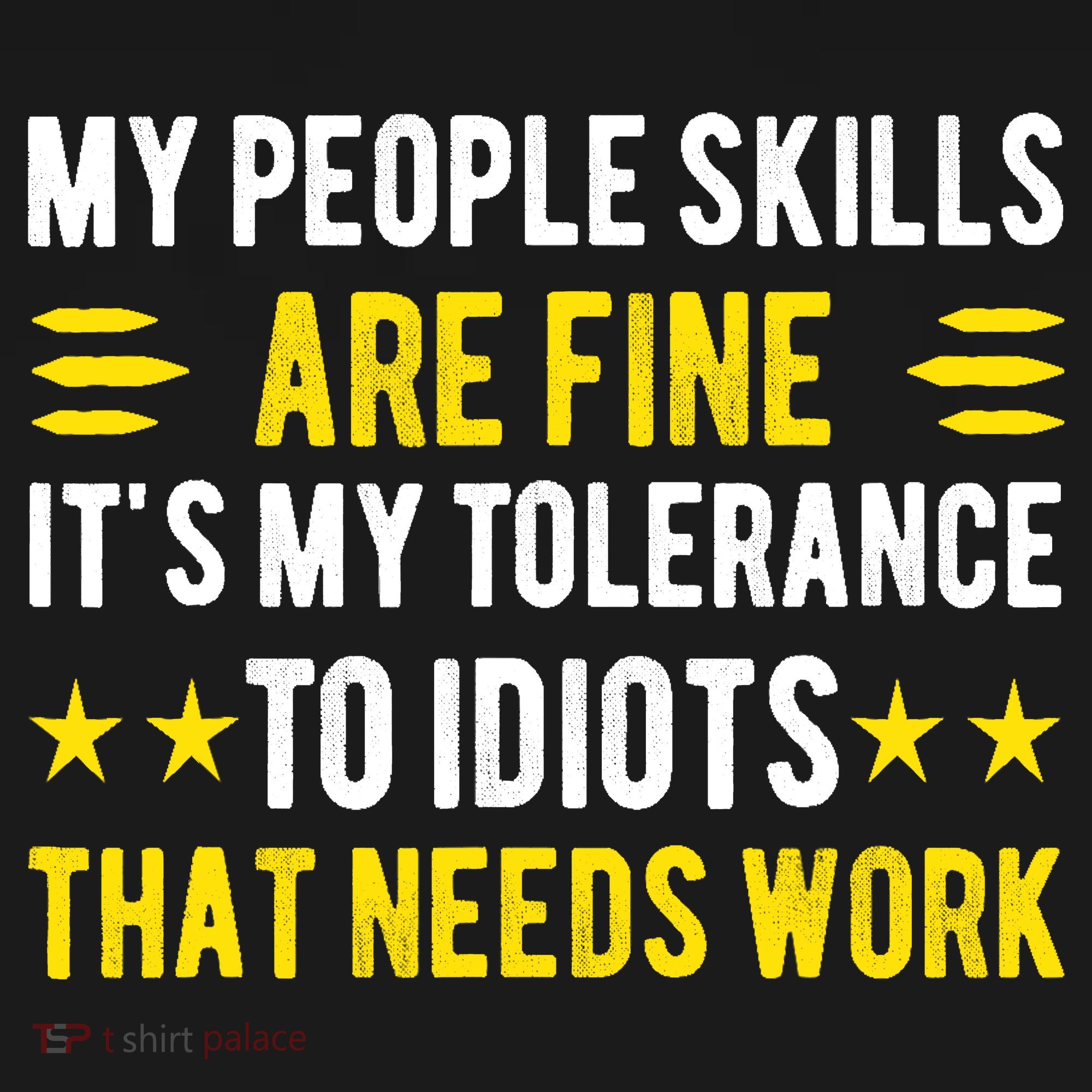 Sarcasm My People Skills Are Fine Funny Sarcastic Ornament