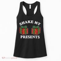 Shake My Presents Jingle My Balls Couples Christmas Women's Tank Top thumb 0