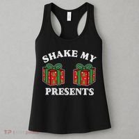 Shake My Presents Jingle My Balls Couples Christmas Women's Tank Top thumb 3