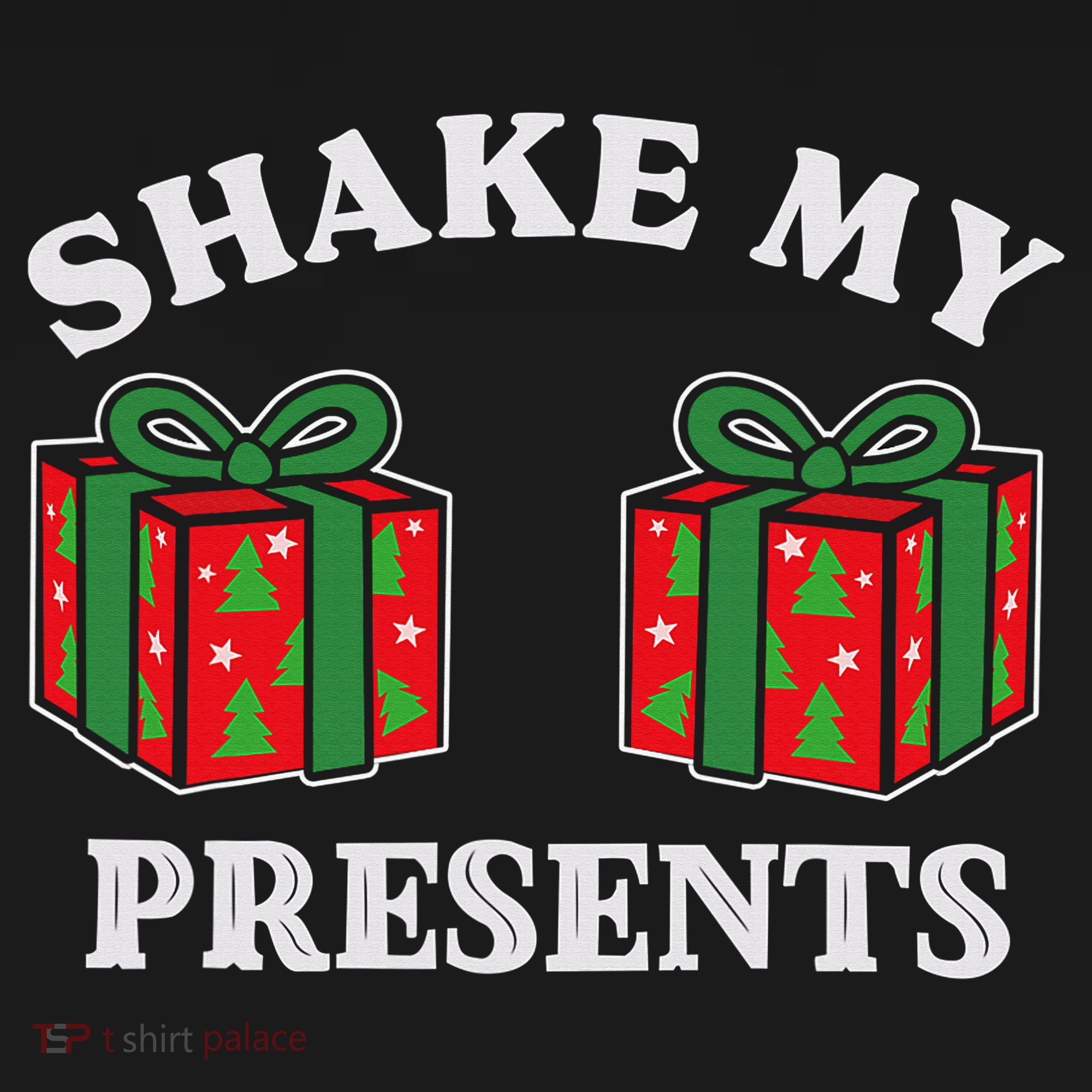 Shake My Presents Jingle My Balls Couples Christmas Baby Bodysuit