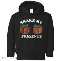 Shake My Presents Jingle My Balls Couples Christmas Toddler Hoodie thumb 0