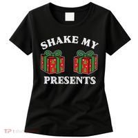 Shake My Presents Jingle My Balls Couples Christmas Women's T-Shirt thumb 0