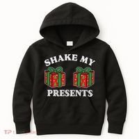 Shake My Presents Jingle My Balls Couples Christmas Kids Hoodie thumb 0