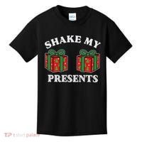 Shake My Presents Jingle My Balls Couples Christmas Kids T-Shirt thumb 0