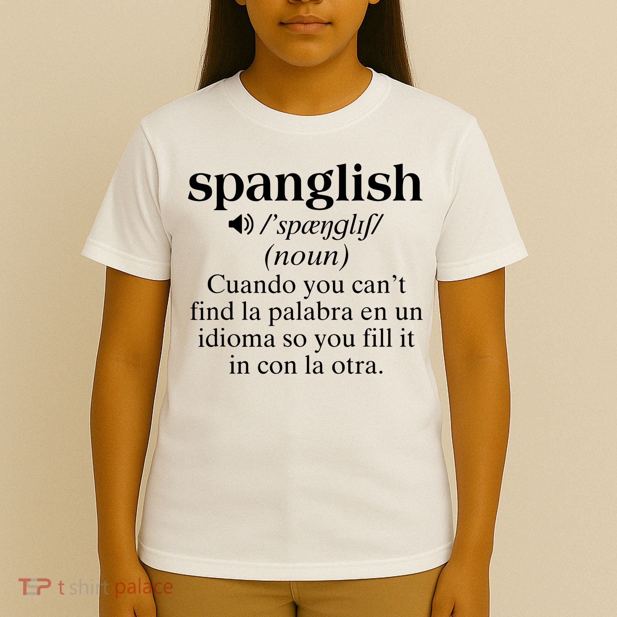 Spanglish Mexican Puerto Rican Venezuelan Spanish Teacher T-Shirt
