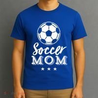 Soccer Mom Proud Parents Sports Player Vintage MotherS Day Gift T-Shirt thumb 3