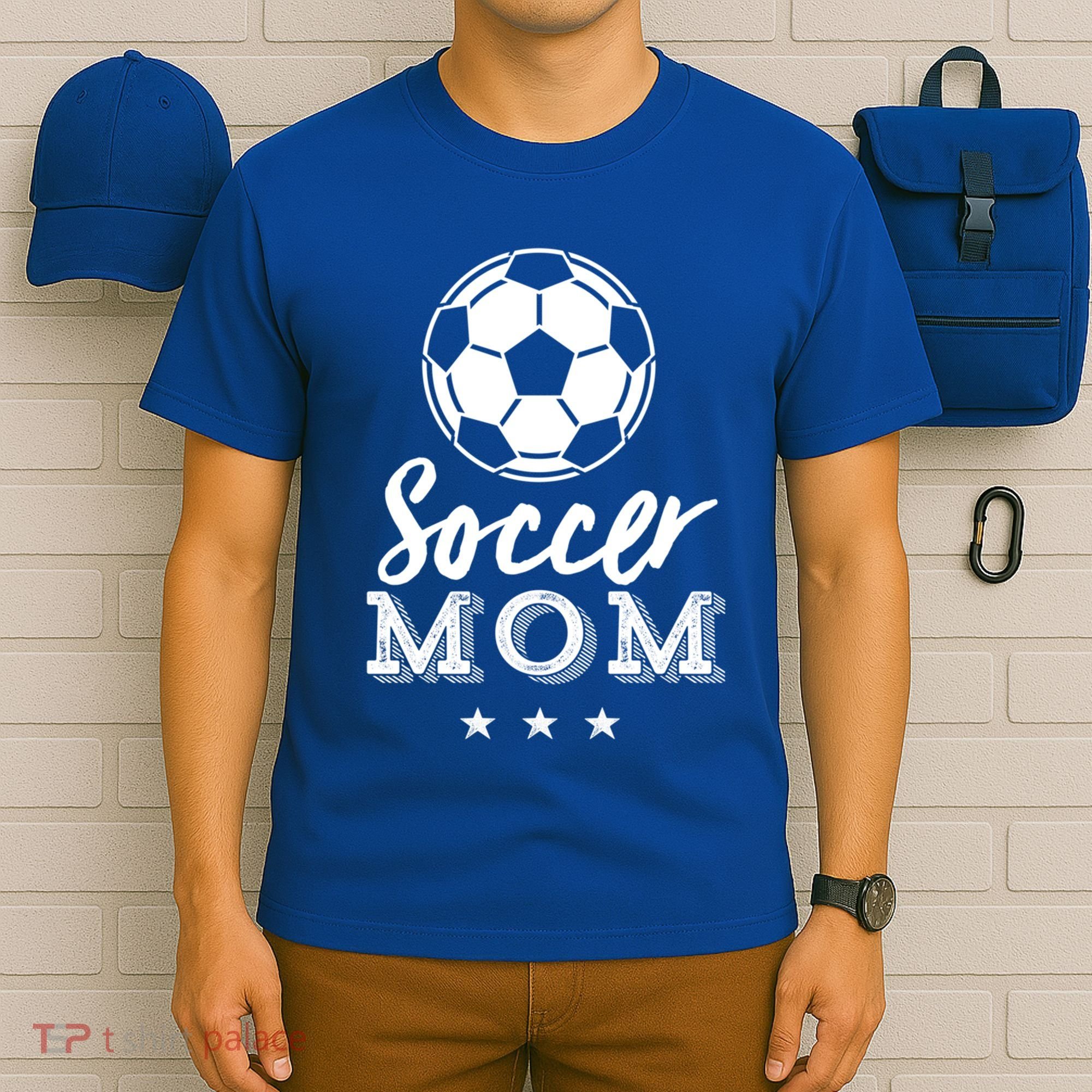 Soccer Mom Proud Parents Sports Player Vintage MotherS Day Gift T-Shirt