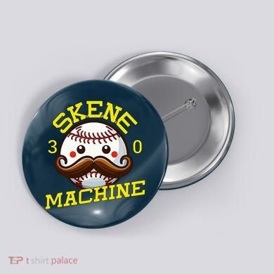 Skene Machine Pittsburgh Baseball Button