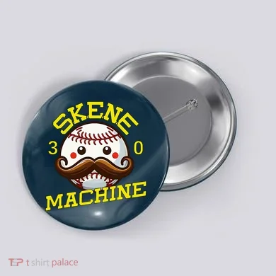Skene Machine Pittsburgh Baseball Button