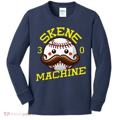 Skene Machine Pittsburgh Baseball Kids Long Sleeve Shirt