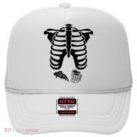 Skeleton Maternity Pizza & Beer Black Hat thumb 0