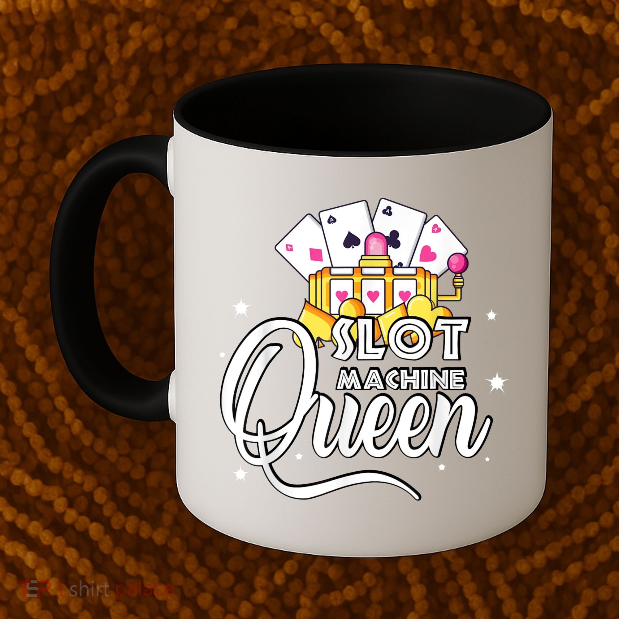 Slot Machine Queen Casino Gambling Cute Funny Coffee Mug