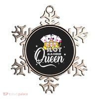 Slot Machine Queen Casino Gambling Cute Funny Ornament thumb 0
