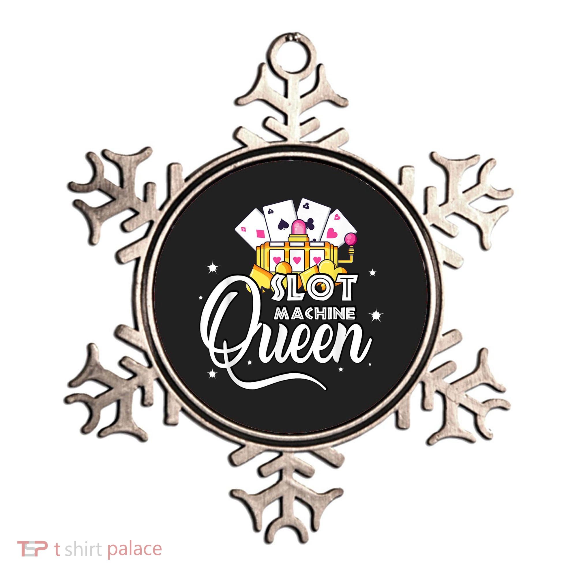 Slot Machine Queen Casino Gambling Cute Funny Ornament