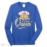 Slot Machine Queen Casino Gambling Cute Funny Long Sleeve Shirt thumb 0
